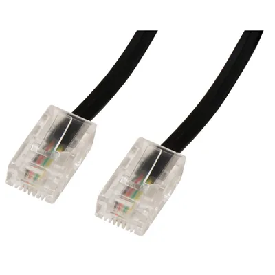 Produktbild von ISDN-Anschlusskabel, 8P4C-8P4C, 1:1, 2x RJ45-Stecker, 3m