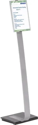 Obrázok produktu pre Durable 481323, informačný stánok, A3, Akrylový, Strieborná, Horizontálny / vertikálny