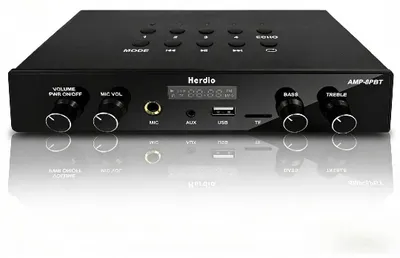 Productafbeelding van Audio Versterker 8-Kanaals - 480 Watt Uitgangsvermogen - Bluetooth 5.4 - Zwart