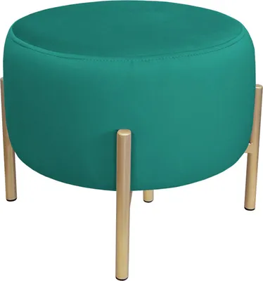 Obrázok produktu pre WILFRED MG VELVET taburetka, tmavomodrá/zlatá