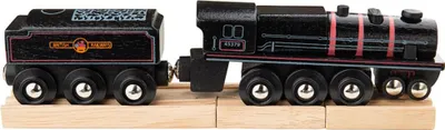 Image de Bigjigs Rail Réplique en bois de la locomotive Black 5 engine