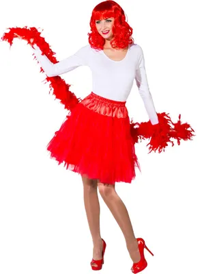 Produktbild von Pettiskirt rot 3-lagig, Größe:L/XL
