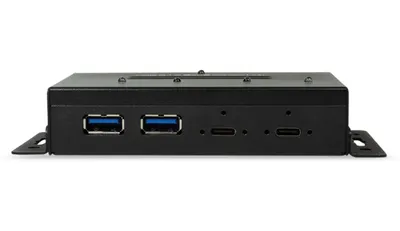 Produktbild von LogiLink UA0316, USB 3.2 Gen 1 (3.1 Gen 1) Type-C, USB 3.2 Gen 2 (3.1 Gen 2) Type-A, 10000 Mbit/s, Schwarz, Metall, 0,6 m, RoHS, CE