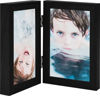 Obrázok produktu pre Dvojitý fotorámik kolážový čierny 2x(21x29,7 cm)