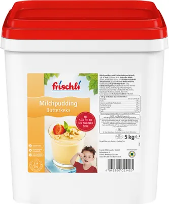 Produktbild von Frischli Milchpudding Butterkeks aus feiner fettarmer Milch 5000g