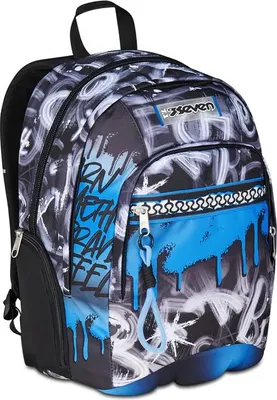Obrázek produktu pro Kreativní Koníčky - Výtvarné Umění - Stationary.backpack.seven.zaino Dual Seven Graffiti Boy