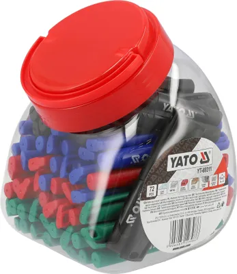 Image de Mini-marqueurs techniques, lot de 4 couleurs, 72 pièces