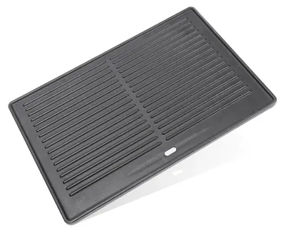 Zdjęcie produktu dla Omgoods - Żeliwna płyta grillowa do grilla, 41,5 x 27,5 cm