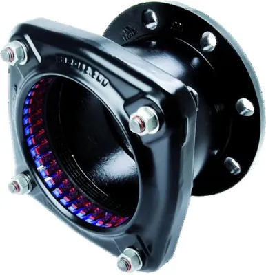 Productafbeelding van ALIAXIS FRIAGRIP flensadapter FGFA, DN 125, PN 10/16, voor DA 132,2-160,2 mm, EPDM, PFA, 16 bar, 1 stuk.