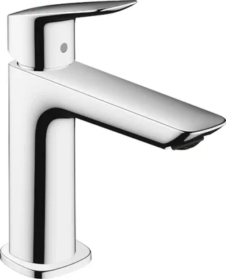 Produktbild von hansgrohe Waschtischmischer 110 Fine Logis mit Push-Open Ablaufgarnitur chrom, 1 Stk.