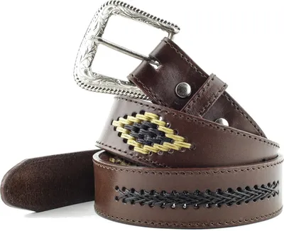 Produktbild von Ledergürtel Westerngürtel Cowboygürtel »WG-92« Braun
