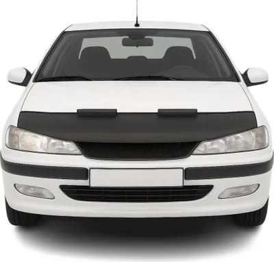 Produktbild von Haubenbra Steinschlagschutz Bonnet Bra für Peugeot 406 1995-2004 Schwarz Halb