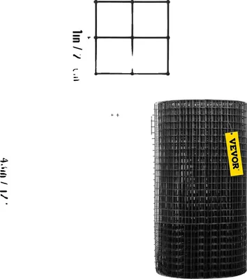 Obrázok produktu pre Plot zo zváraného drôtu, štvorcové oká 1 "x1", odolná oceľ 16, 48 palcov x 50 stôp