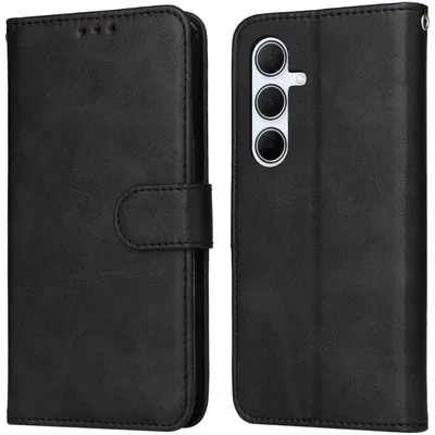 Produktbild von Mobigear Geldbörsen-Handyhülle für Samsung Galaxy A36 – Klapphülle – Schwarz