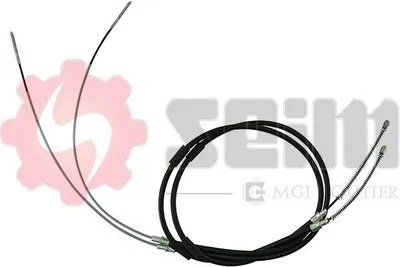 Produktbild von SEIM Handbremsseil Seilzug Feststellbremse für VW GOLF I Cabriolet (155) Hinten 850120