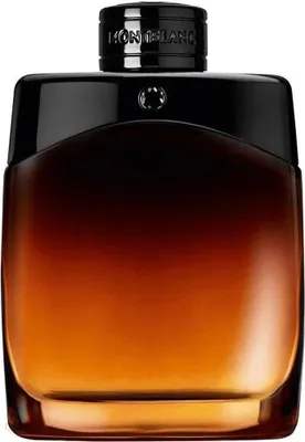 A product shot of a Mont Blanc Legend Night Eau de Parfum bottle.