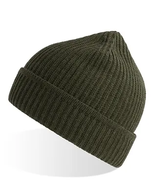 Produktbild von Atlantis MAPB | Maple Beanie Recyceltes Polyester Wintermütze - Farbe: Olive - Größe: One Size