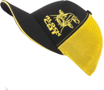 Produktbild von Black Cat Black and Yellow Trucker Cap