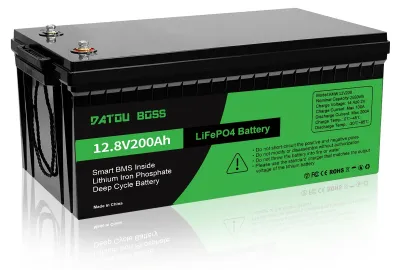 Produktbild von LiFePO4-Batterie – Lithium-Batterie – Tiefentladebatterie – Solarspeicherbatterie – Wohnmobilbatterie – 12,8 V, 200 Ah