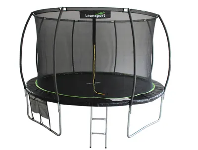 Produktbild von LEAN Sport Max 14ft Trampolin Schwarz und Grün