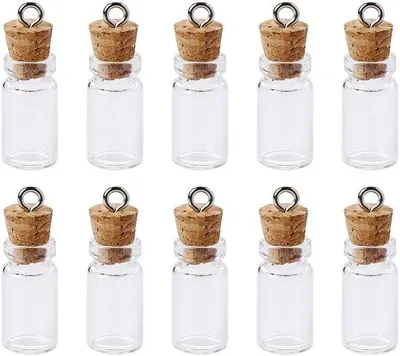 Produktbild von Glasflaschen, 1 ml - Verschraubungsflaschen - Mini-Glasflaschen