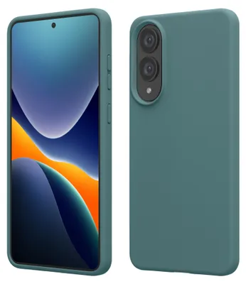 Produktbild von kwmobile Handyhülle für Samsung Galaxy S25 Edge Hülle - Case Silikon - Kabelloses Laden - Schutzhülle Cover in Arctic Night