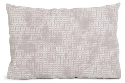 Produktbild von Zirbenkissen 30x20cm, grau-beige + Bio Inlett natur Zirbenholzspäne im Zirbenholzkissen