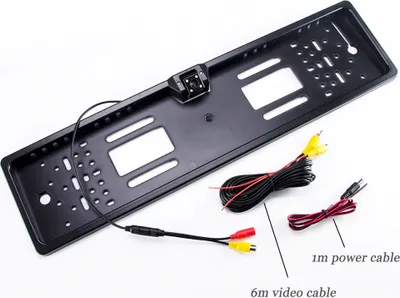 Produktbild von 170° IR 8 LED Rückfahrkamera mit Nummernschild Einparkhilfe Nachtsicht