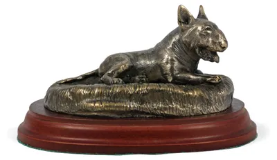 Obrázok produktu pre Bulteriér III - soška psa, figúrka do kancelárie, trofej na výstavu psov od značky Art-Dog