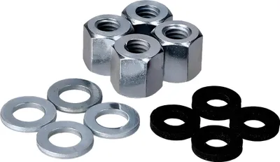 Zdjęcie produktu dla Zestaw standardowych części głowicy cylindrów 12-częściowy, w tym 4x długa nakrętka M6 do Simson S50, S51, S53, S70, S83, SR50, SR80, KR51, KR51/2