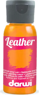 Produktbild von Darwi 4x DARWI Ledermalfarbe, Flasche 50ml, Orange - Orange DA0420050752C