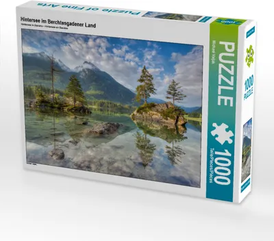Produktbild von CALVENDO Puzzle Hintersee im Berchtesgadener Land | 1000 Teile Lege-Größe 64x48cm Foto-Puzzle für glückliche Stunden