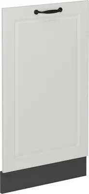 Produktbild von Geschirrspülblende Vicco R-Line Weiß Landhaus 45 cm ohne Arbeitsplatte, Model 54521