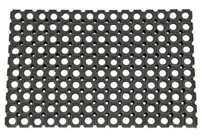 Produktbild von MD-Entree 505 1460 007 Gummi-Wabenmatte 'Ringo' aus 100 % Gummi, 40 x 60 x 2,3 cm, schwarz