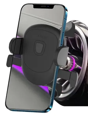 Image de Solidchoice - Support de téléphone pour voiture, compatible avec les bouches d'aération, avec rotation à 360 degrés