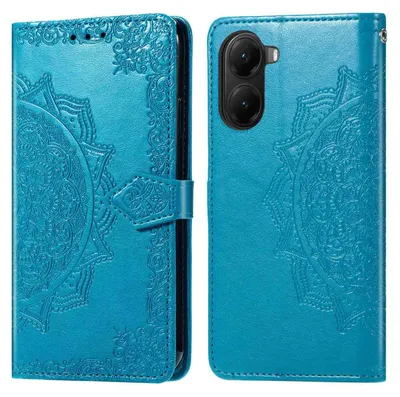 Imagen del producto de Funda libro Mandala para Xiaomi Poco X7 Pro - Turquoise