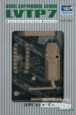Produktbild von Trumpeter LVTP7 Amphibienfahrzeug 1:144, 00104