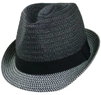 Produktbild von Kinder Trilbyhut Strohhut Sommerhut Sonnenhut Hut, marine, 54