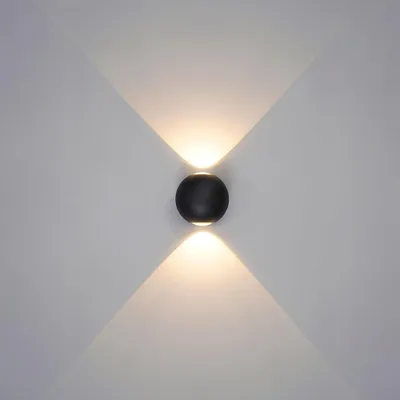 Produktbild von ARTE LAMP Fassadenleuchte CONRAD A1544AL-2BK