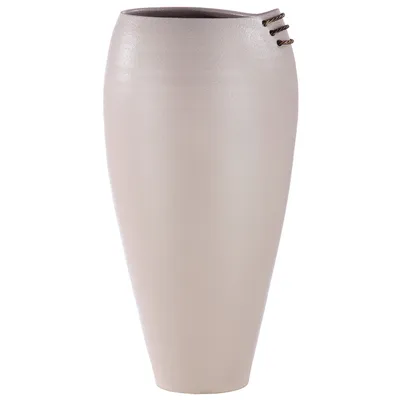 Image de Gilde Vase, konisch, "Coimbra", Keramik, grau, VE 1, H. 62 cm, D. 32 cm 28991
