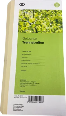 Immagine prodotto di Soennecken Trennstreifen oeco 1409 105x24cm chamois 100St.