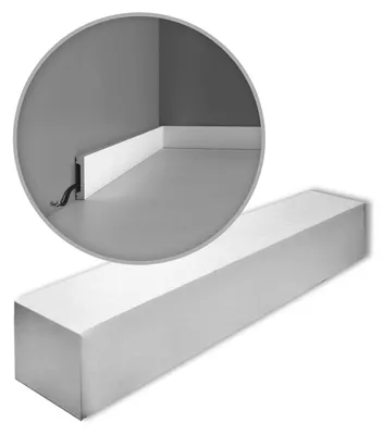 Image de Orac Decor SX157-box AXXENT SQUARE 1 carton 39 pièces Plinthes | 78 m