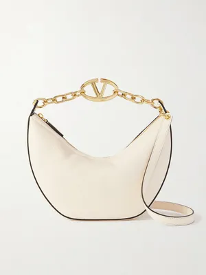 Produktbild von Valentino Garavani Schultertasche aus Leder in Elfenbein