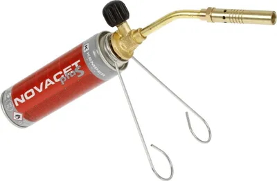 Image de Chalumeau de plombier à gaz + Bouteille Propane  2100°C Soudures Fines 360° 2100°C KEMPER