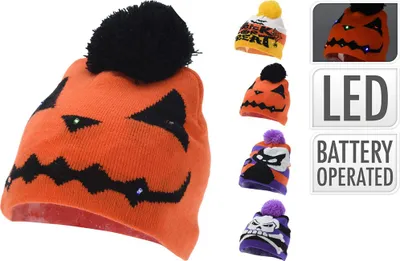 Productafbeelding van LED-hoed, levenslang, Halloween-thema