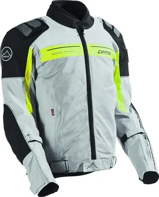 Obrázok produktu pre DANE Solrig textilná bunda na motorku, sivá/čierna/žltá, 60