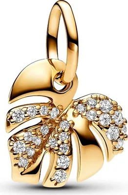 Produktbild von Pandora Funkelndes Monstera Blatt Charm-Anhänger 763349C01 Anhänger