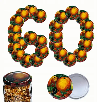 Produktbild von Wamar-Sosenka Twist-Off Deckel für Gläser 82mm 60 Stück Muster Y