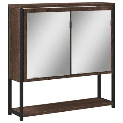 Produktbild von CLORIS Bad-Spiegelschrank Braun Eiche-Optik 60x16x60cm Holzwerkstoff 2024