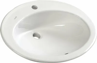 Produktbild von TROPICO Keramik-Waschtisch 58x46cm, zum Einbauen, weiss
